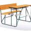 Africa Detachable 2-person desk & chair student desk & chair school furniture A-131
