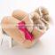 Fashion infant winter shoes corduroy rubber sole baby boots