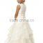 A-Line White Scalloped Zipper Back Ruffles Skirt Customized Flower Girl Dress FGZ09 Kid Dress