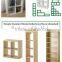 Honeycomb wood Bookcase | bookshelf