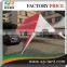 Cheap hot sale royal promotional twin style star display tent 10x14m with printing