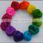 Dyed Australia wool top for weaving