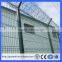 Industrial area/Courtyard airport security fence/airport fencing top razor blade wire(Guangzhou Factory)