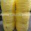 3mm yellow PE twine recycled rope in packaging rope
