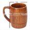 Wooden circular mugs