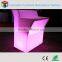 110cm height color changing mobile bar counters remote control