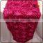 Satin rosette table runner wedding decoration