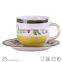 Cup Saucer silk screen high quality modern design top sale whloe sale