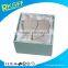 zinc alloy heart letter carved gift box set for baby first tooth and first curl
