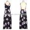 Flower Printed Shift Maxi Dress For Women