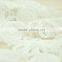 White embroidery coiling ribbon lace applique work design 3d lace fabric
