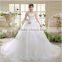 Factory Direct Sales Luxury Lace Wedding Dress Big Tail Diamond Bra Topi Sweet Puff Skirt Sequins Wedding Dress