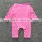 S17529A Newborn Children Clothes Cotton Long Sleeve Letter Romper