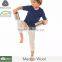 100% Luxury Women's Merino Wool Thermal Printed Energetic Sports T-shirt
