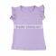 Newborn Baby T-shirt Summer 2017 Slim Fit 100% Cotton Girl Ruffle Sleeve Shirts