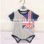 OEM baby boy's clothes 100% cotton short sleeve rompers
