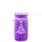 USA Made 27 oz Tritan Storage Mason Jar With Screw-On Lid - measurements on side of jar and comes with your logo