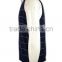ISO9001/BSCI Manufature embroidery navy blue sleeveless striped sweater vest
