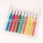 9 Sizes Crochet Hook Set Ergonomic Grip Crochet Hooks Kit Comfort Grip Crochet Needles