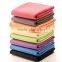Microfiber suede sports towel with mesh bag