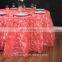 Elegant Taffeta Customized Size Restaurant Table Runner