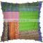 Patchwork Kantha Cushion Cover Home Decorative Kantha Pillow Cover