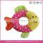 Dongguan plush toy factory making cute mini animals baby rattle toys