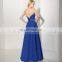 Wholesale Sweetheart Sleeveless Zipper Back Royal Blue Long Evening Gowns Lace Evening Dresses SD368