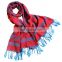 Wholesale Cotton&Acrylic Blending Wizard Flowers Pattern fanon cape cheap pashmina shawls