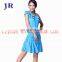 Two pcs practice sport Adult latin dress costume L-7011#