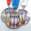 Promotion cheap custom metal sport medals with ribbon