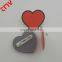 New Design Heart Shape Badge With Lapel Pin For Garments