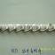 New style custom handbag accessories metal purse wallet silver plated chain