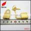 Gold jewelry box padlock