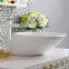 White ceramic art table wash basin bathroom