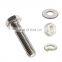 M6*12mm For Fastening Of Galvanized Slotted Angle Bars Carbon Steel Hex Nuts And Bolts