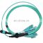 MTP MPO OM3 OM4 Fiber Optical Patch Cord LC Connector Single Mode Multimode Fiber Optic Cable Pigtails