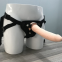 Strap-on Silicone Dildo with Wearable Sex Adjustable Harness dildo