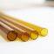 Wholesaler high temperature think-walled amber glass tubes