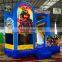 Inflatable bounce house with slide inside for Theme park
