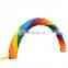 Oxford Fabric Colorful Archway Inflatable Rainbow Arch For Event Entrance Rental Advertisement