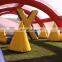 PVC tarpaulin outdoor inflatable paintball field, large inflatable tent, tent with net