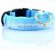 2020 amazon hot sale  factory supply New Pet Products Reflective LED  colorful Light Up Dog Collar