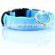 2020 amazon hot sale  factory supply New Pet Products Reflective LED  colorful Light Up Dog Collar