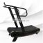 semi commercial treadmill self-generated manual curved  treadmill  gym running machine for home use