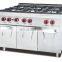 Commercial Gas Cooking 8 Stoves /Stainless Steel Gas 8 burners with two gas Oven