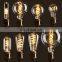 New design Spiral filament LED bulb ST64,A19/A60,T30,T45,G80,G95,G125 decorative light bulb 2w 4w 6w 8w