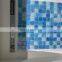 amber looking mix blue color swimming pool mosaic bathroom mosaic tiles hot-melting splash back glass mosaics tiles