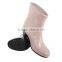 Glaze woman high heel custom half rain boots