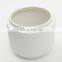 modern minimalist matte interior accessories round ceramic decoration white black vase